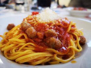 Chitarra alla teramana con pallottine